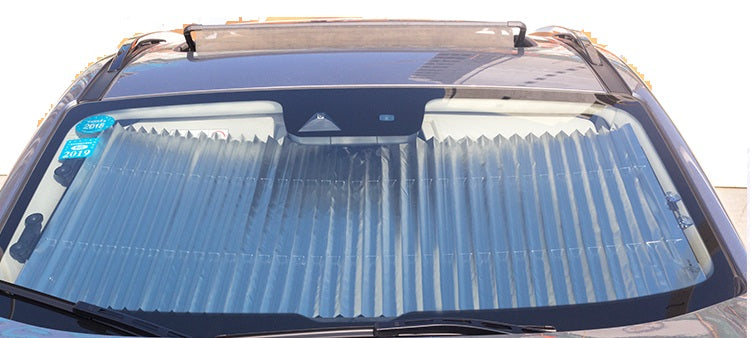 Universal Car Sun Shade, Retractable Sun Blind, Auto Windshield Sunshade 65 cm/25.5 inch