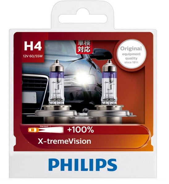 Philips H4 12342 XV 12V 60/55W P43t-38