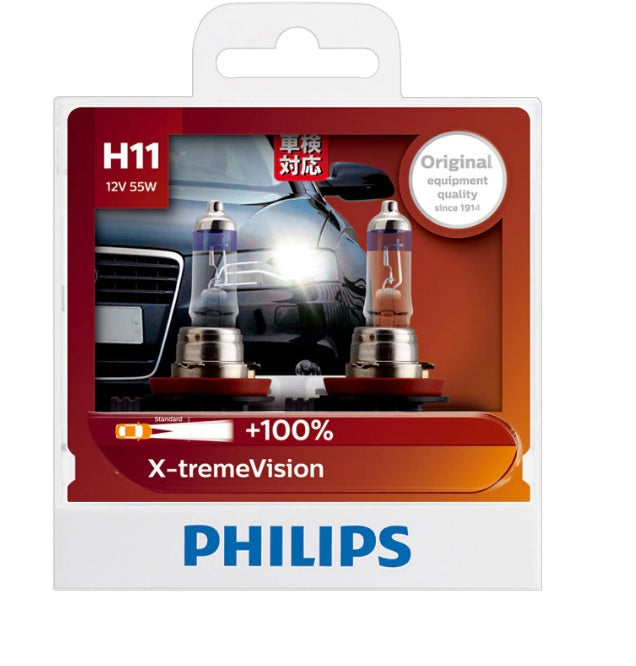 Philips H11 C 12362 XV 12V 55W PGJ19-2