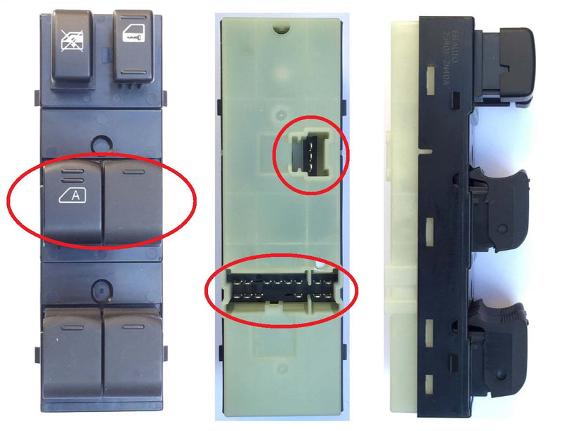 Power Window Switch