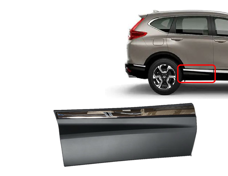 Door Garnish / Lower Molding for 17-20 Honda CR-V Rear Right (with Chrome Trim)